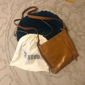 Hobo leather crossbody bag
